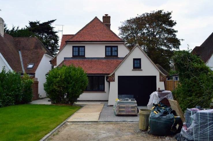 Finished results of a new build house in Felpham we completed